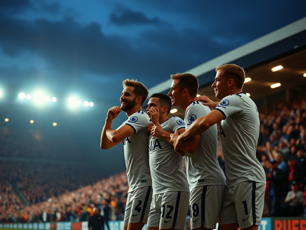 Happy Tottenham Players