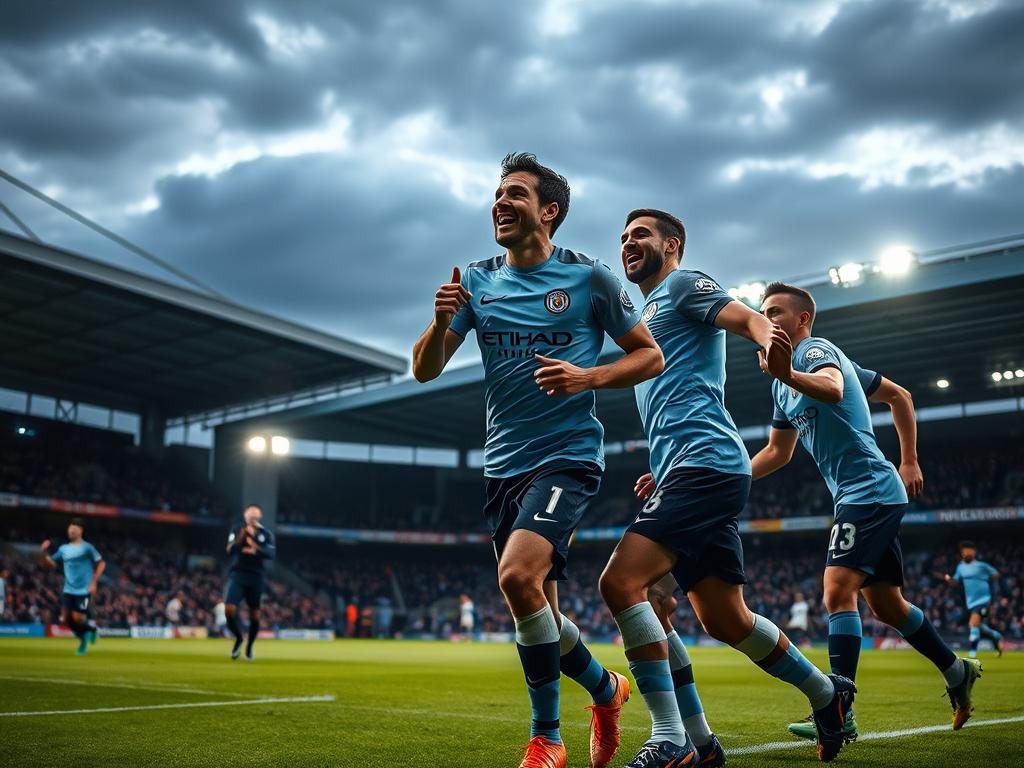 Manchester City Beat Ipswich by 6 goals