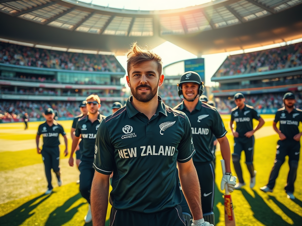new zealand squard for champions trophy