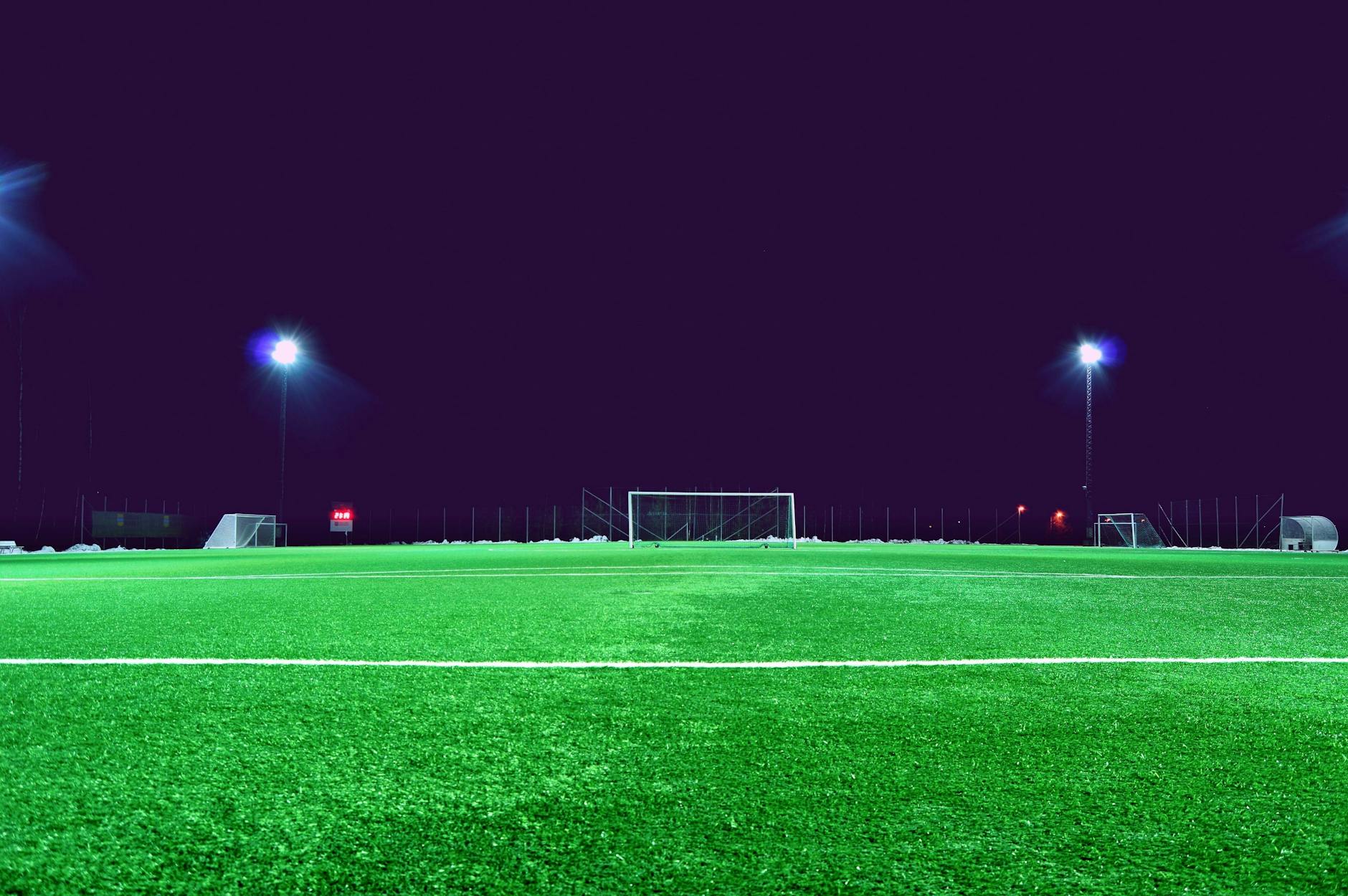 green football field: Damac Stuns Al Hilal