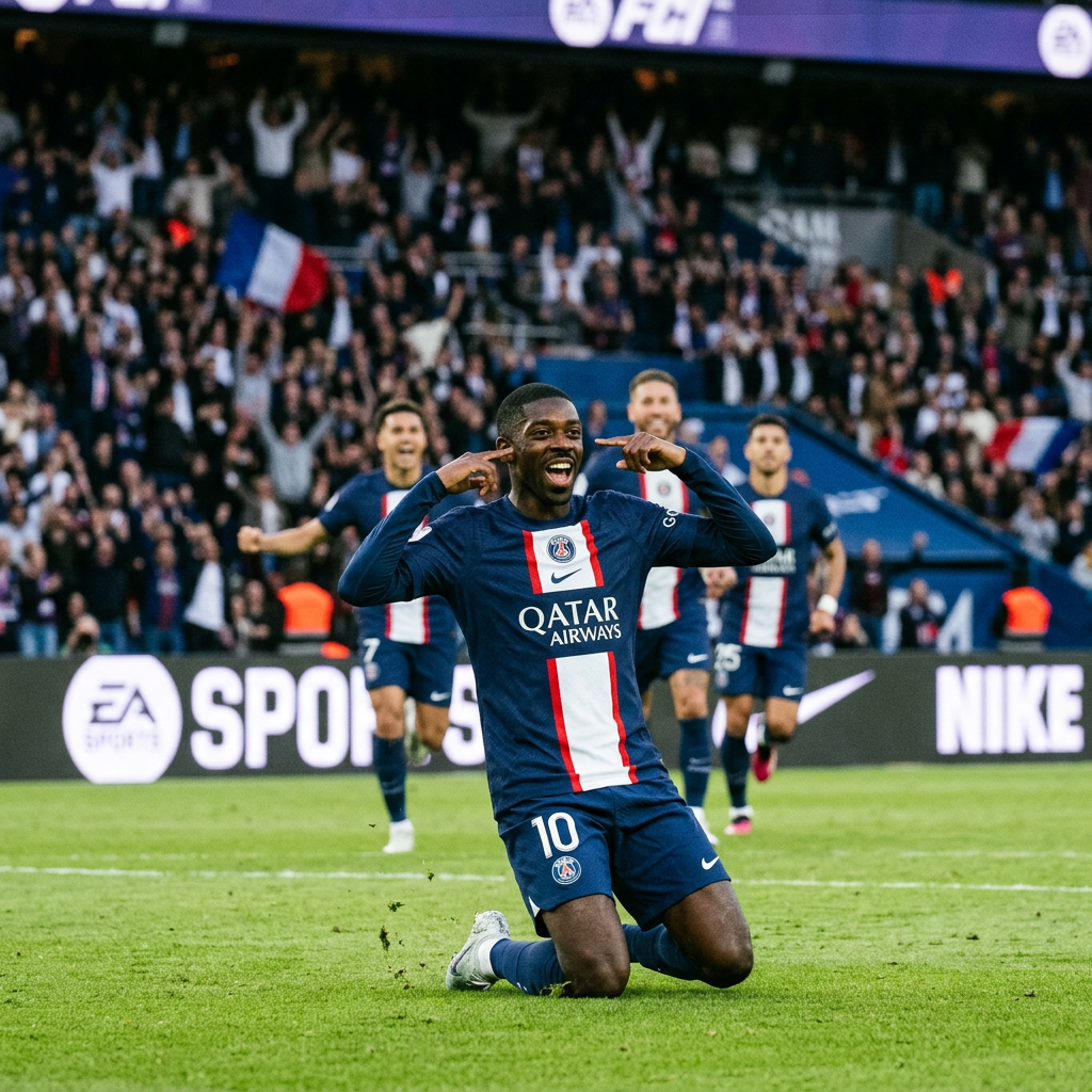 Ousmane Dembele scores a brace as PSG Beat Liverpool