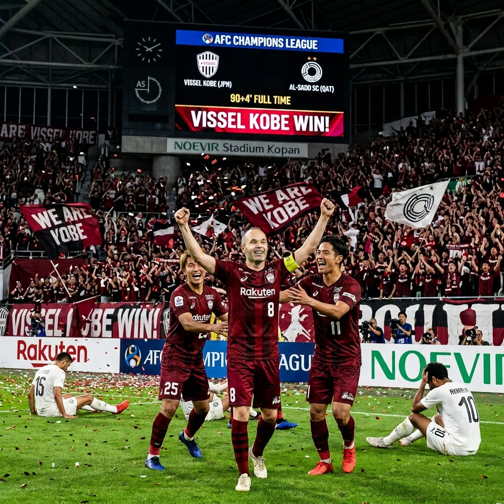 Vissel Kobe beat Al-Sadd in Jeddah