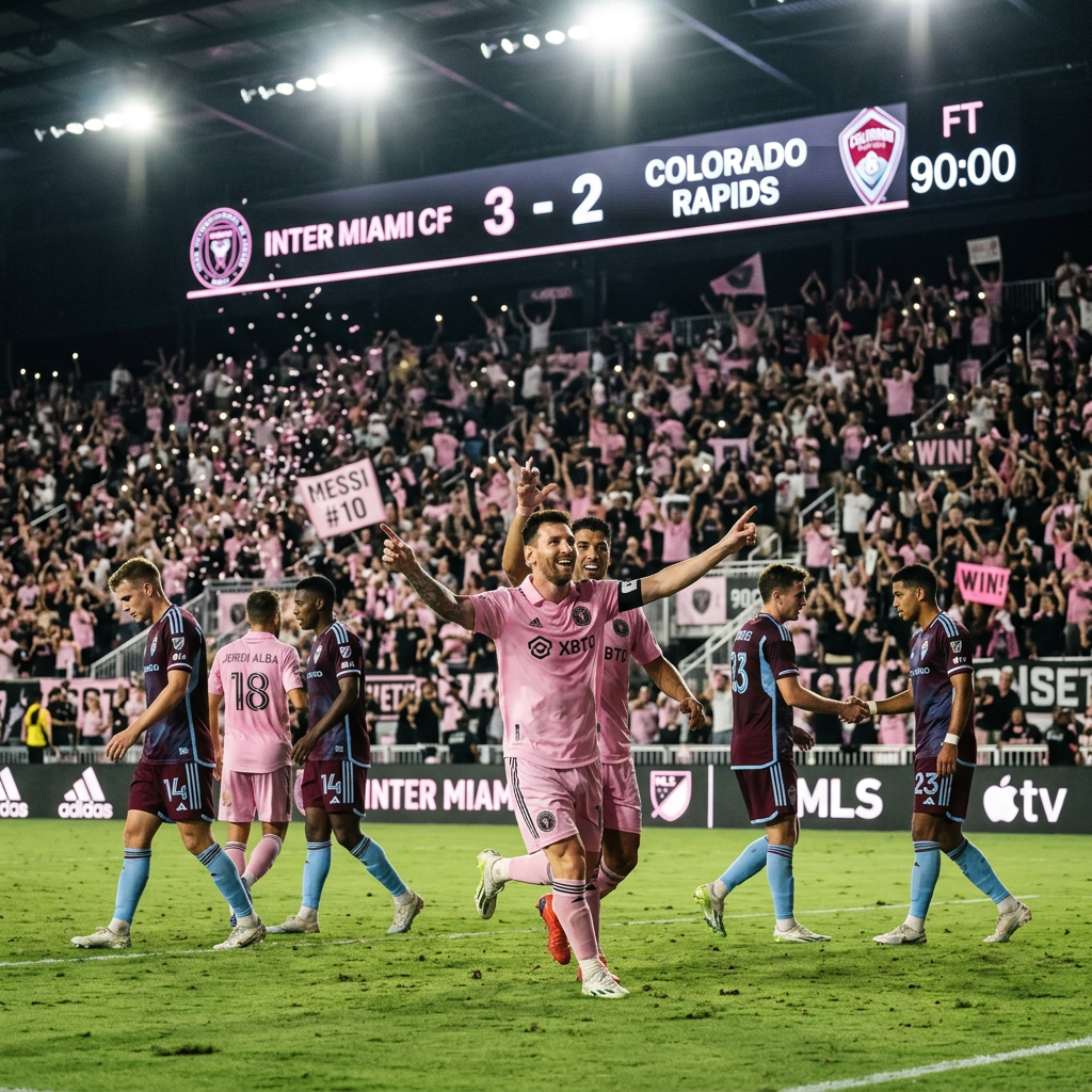 Messi power's Miami to win over Rapids