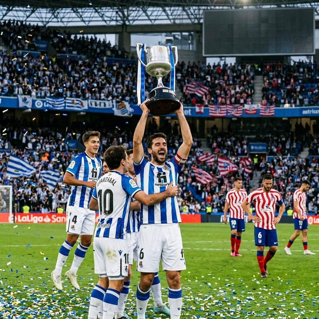 Real Sociedad beat Atletico Madrid to win Copa Del Rey