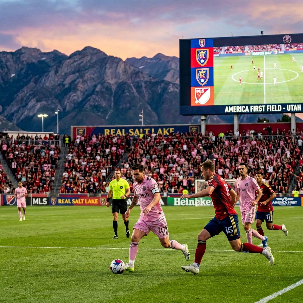 Inter Miami vs Real Salt Lake FC in Utah