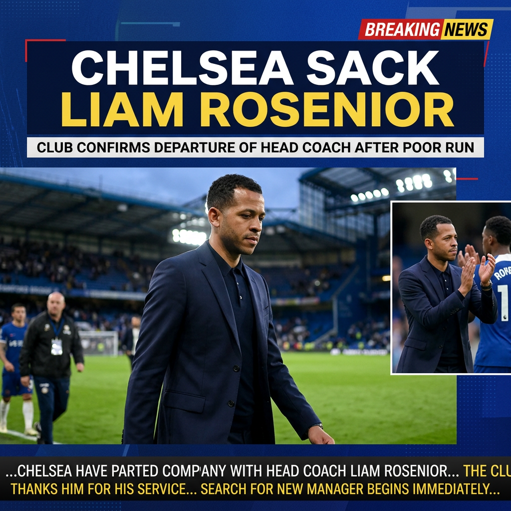 Chelsea sack Liam Rosenoir before FA Cup Semis