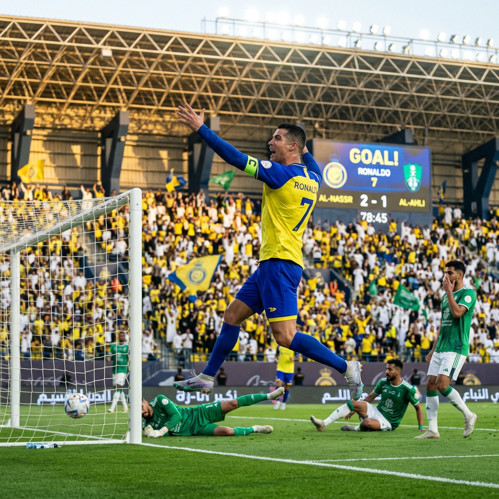 Ronaldo-Coman Score as Al-Nassr beat Al-Ahli in Riyadh,