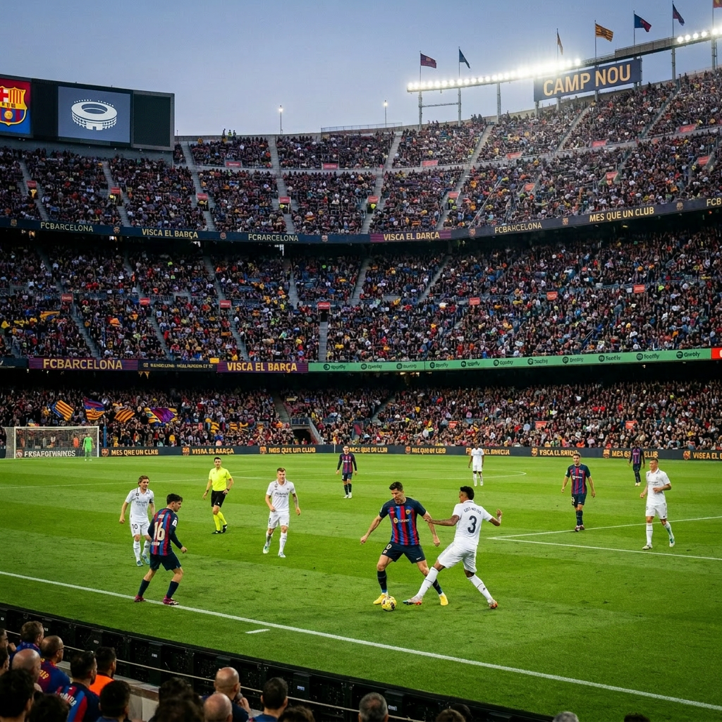 Barcelona face Real Madrid in the EL Clasico tomorrow