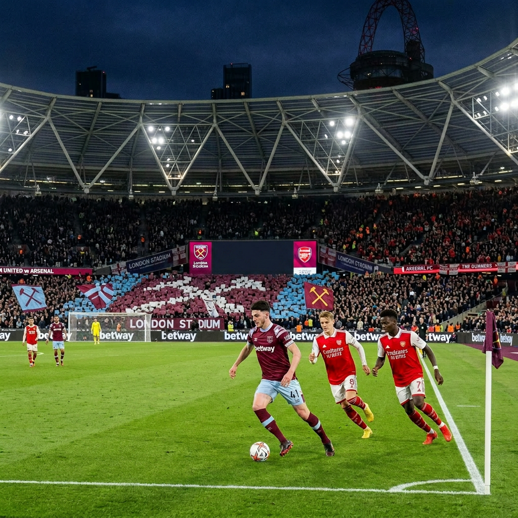 West Ham play Arsenal this evening