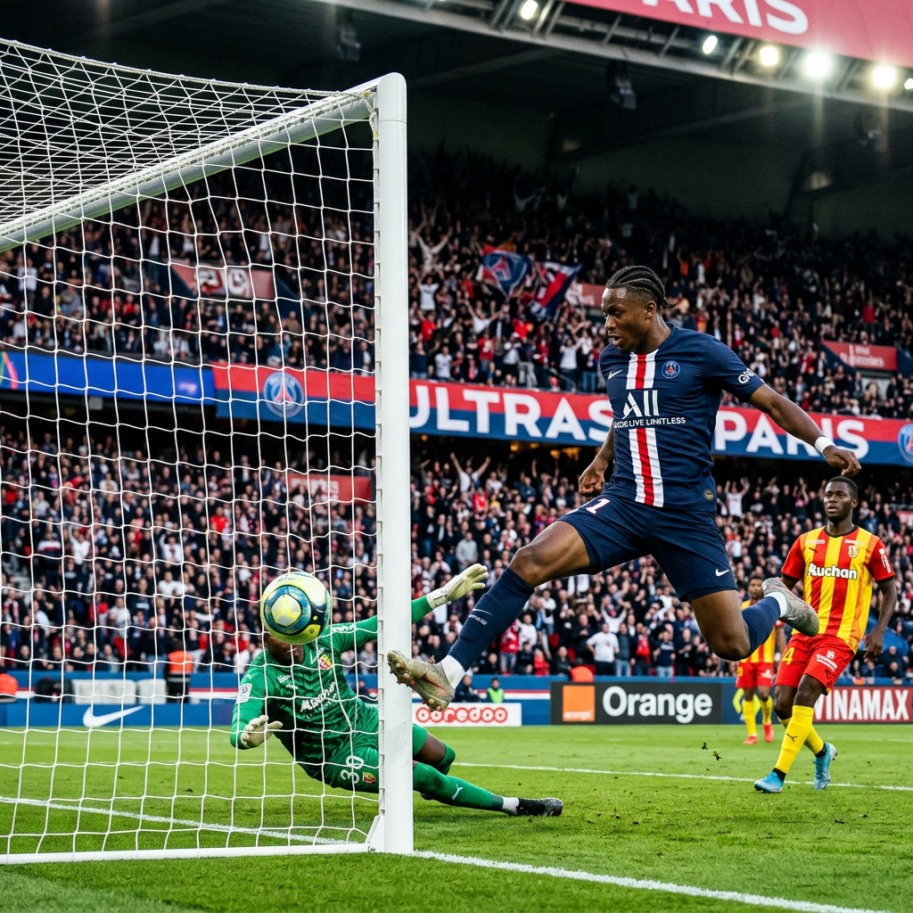 PSG beat RC Lens to win Ligue 1
