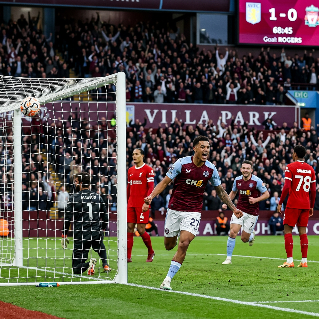 Aston Villa tame Liverpool