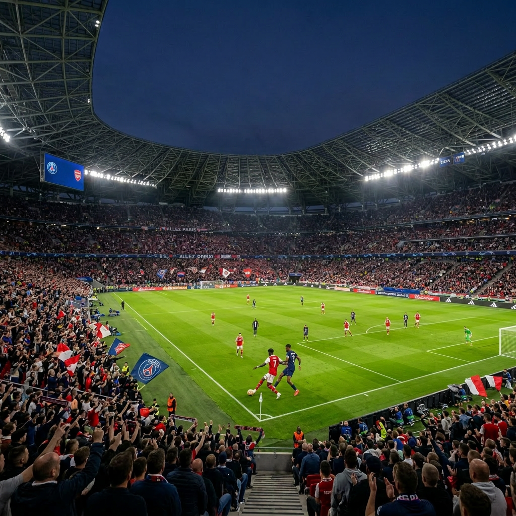 PSG face Arsenal in UEFA CL Final