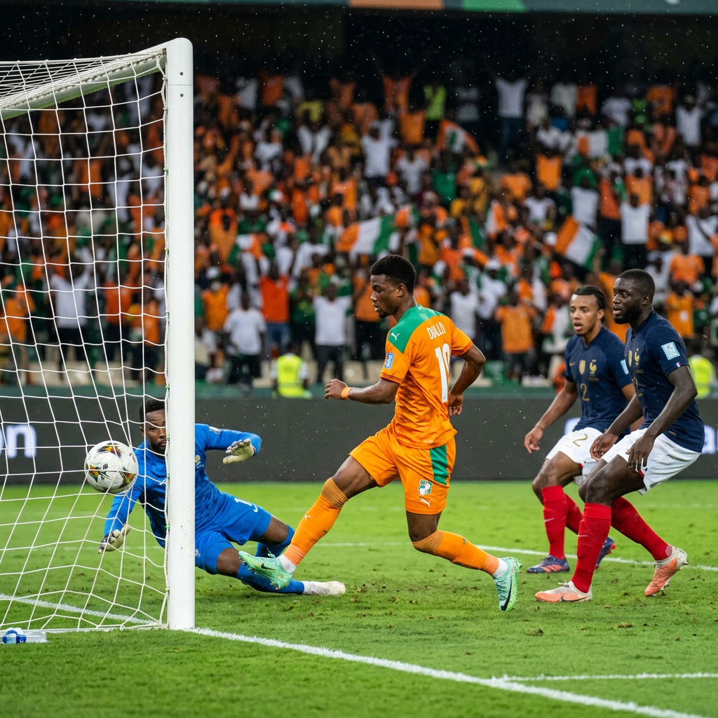 Ivory Coast Stun France