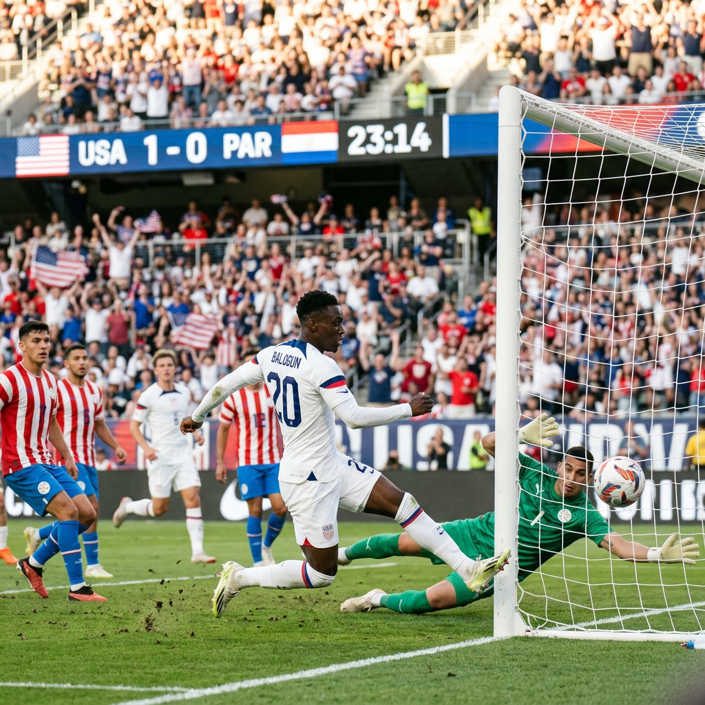 Balogun powers USMNT past Paraguay