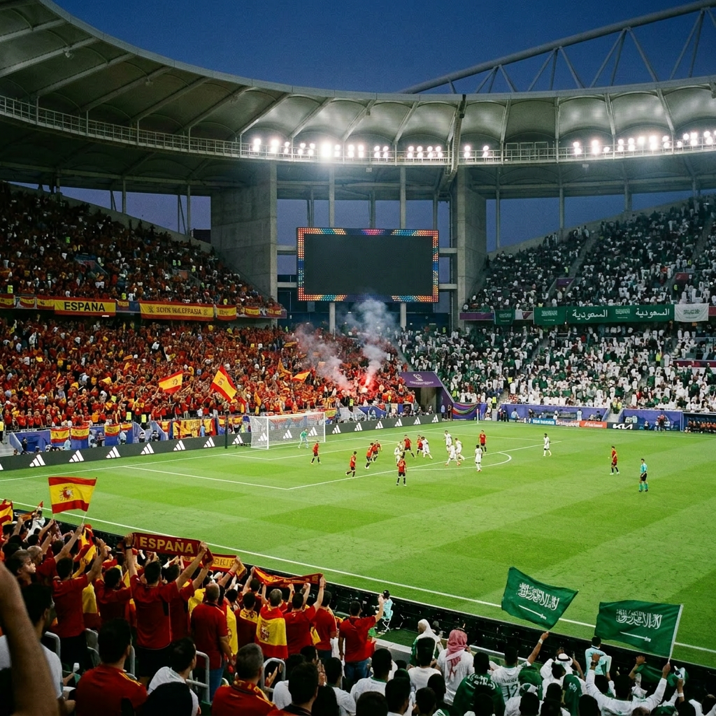 Spain to take on Saudi Arabia tonight