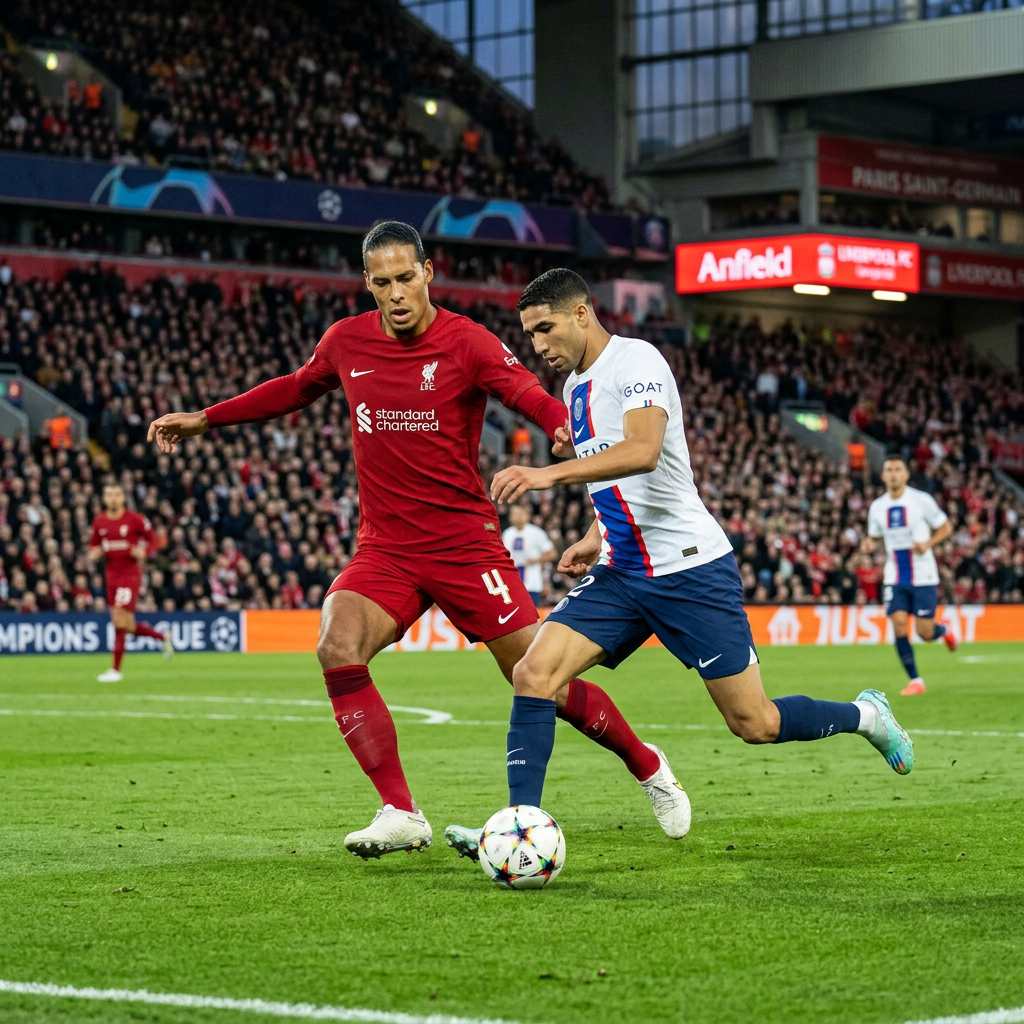 Van Dijk and Achraf Hakimi