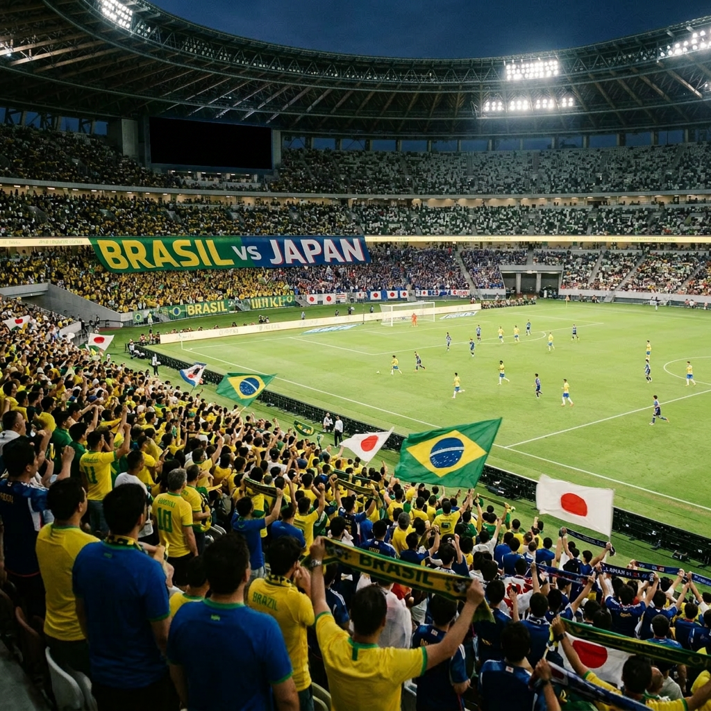 Brazil vs Japan in Rd of 32
