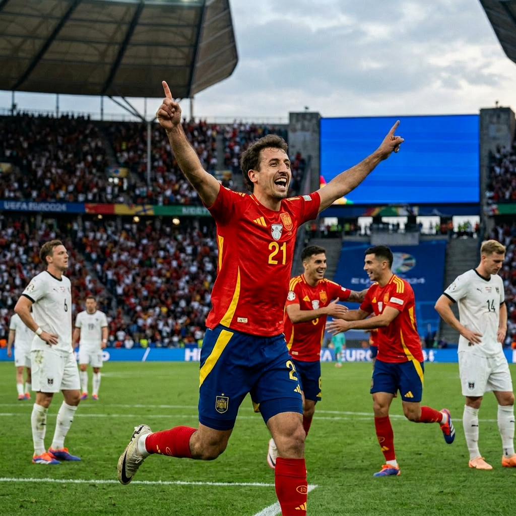 Spain beat Austria