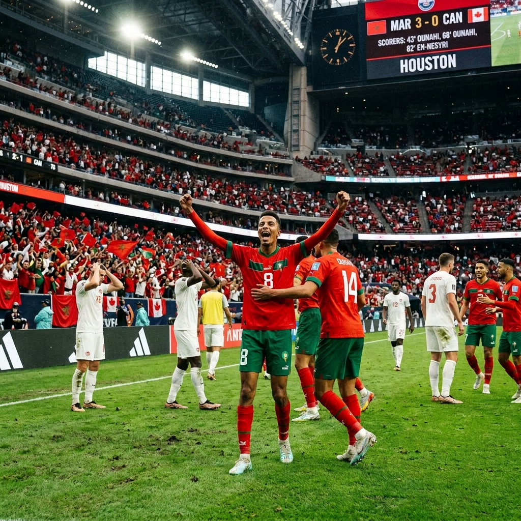 Ounahi scores a brace as Morocco beat Canada