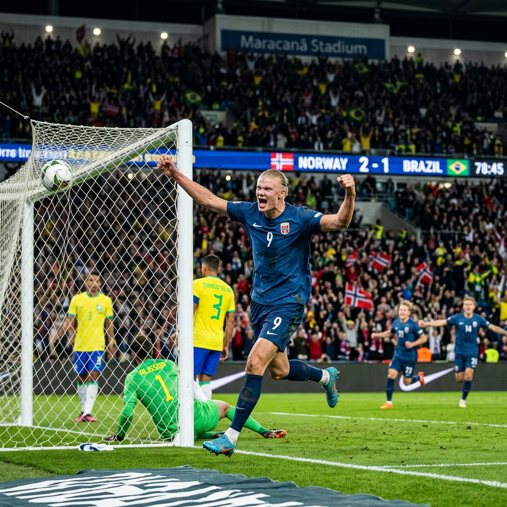 Norway beat Brazil