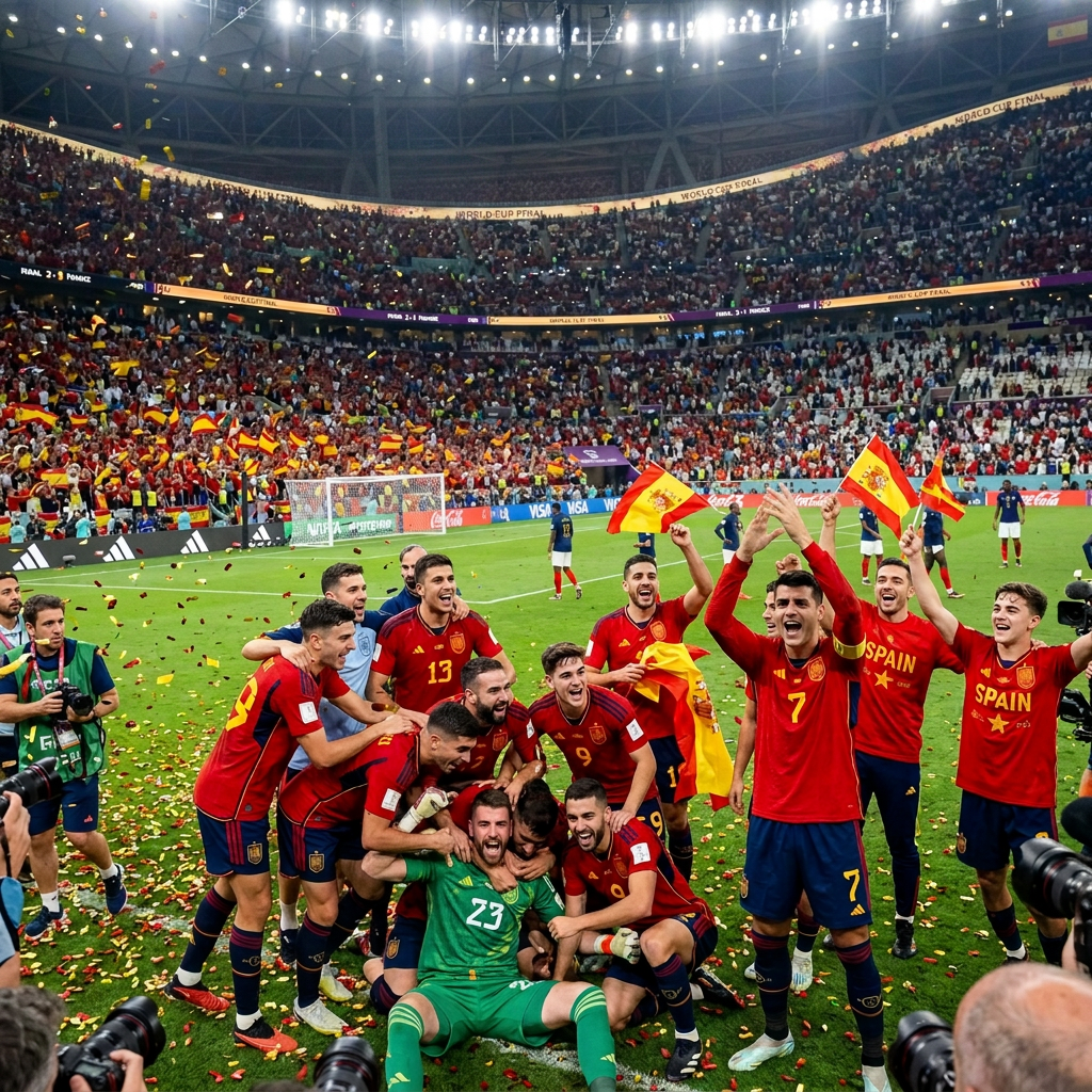 Spain beat France to reach WC Finals