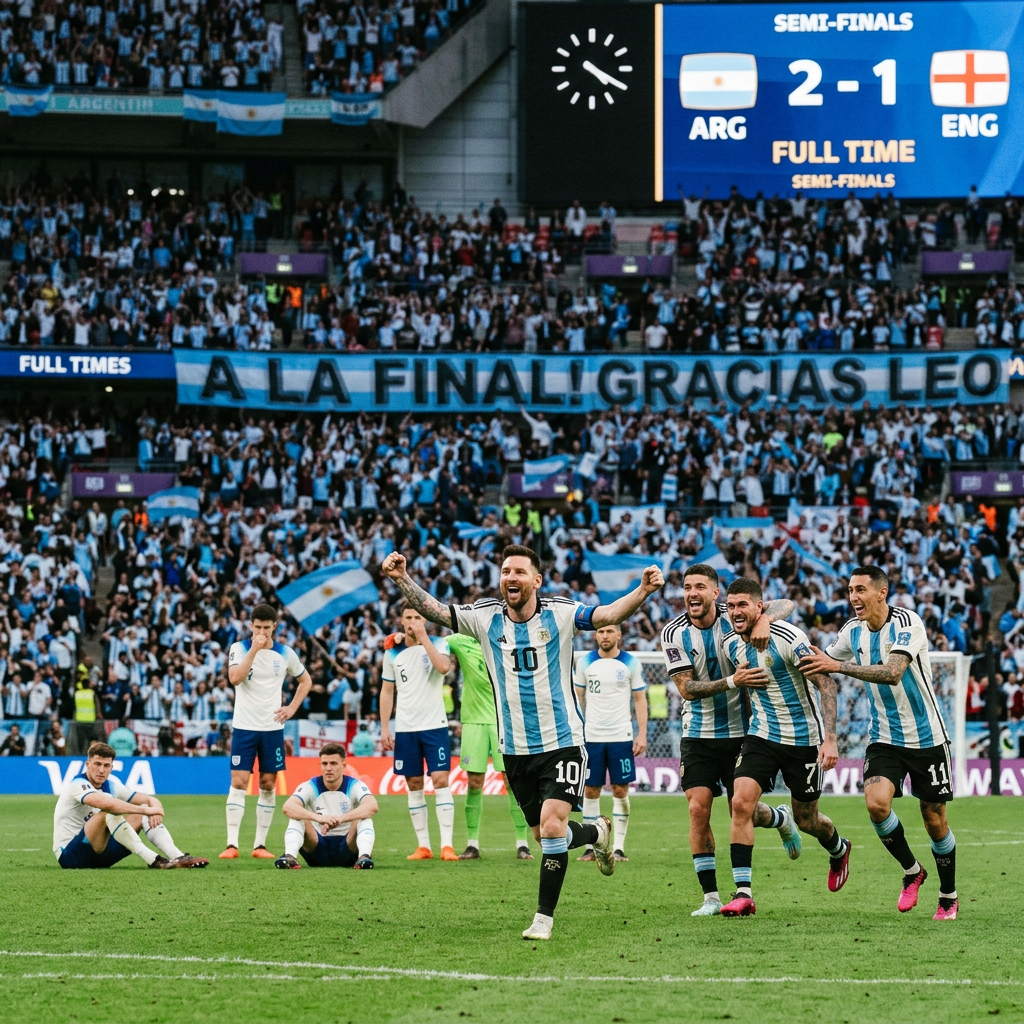 Argentina beat England to reach WC Finals