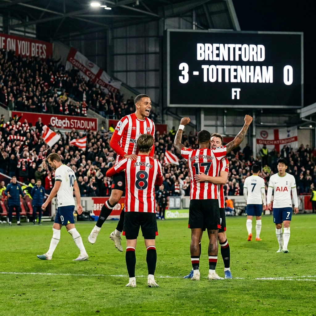 Brentford beat Tottenham
