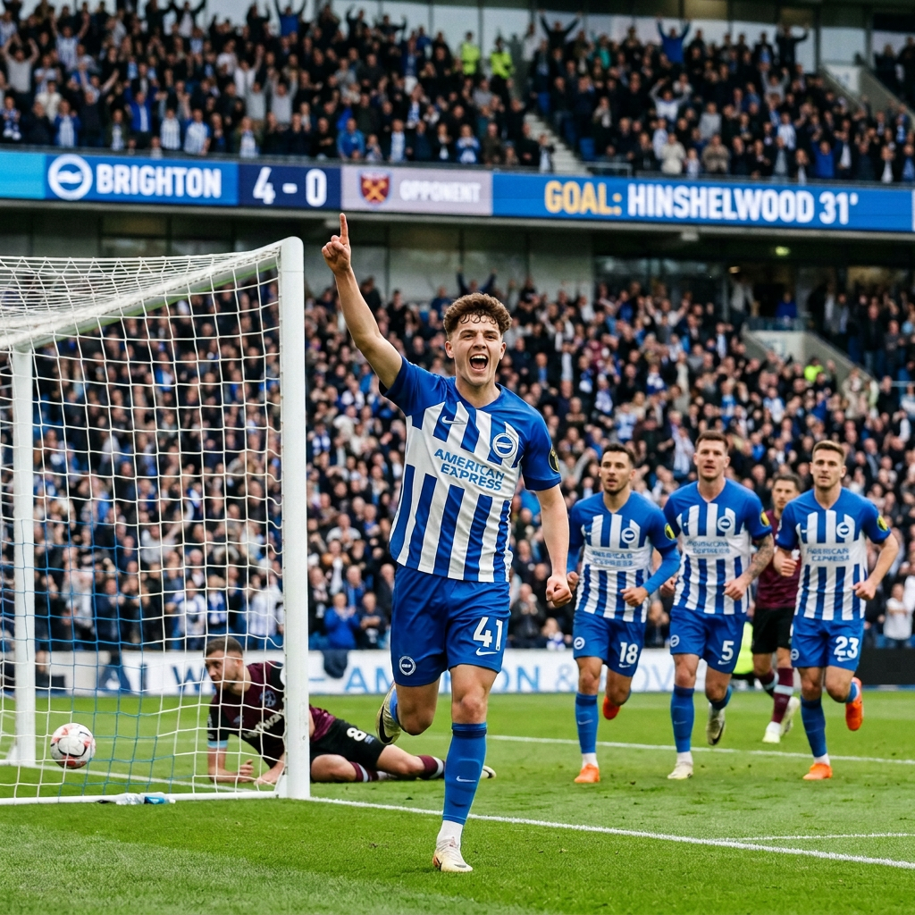 Hinshelwood brace sinks Aston Villa