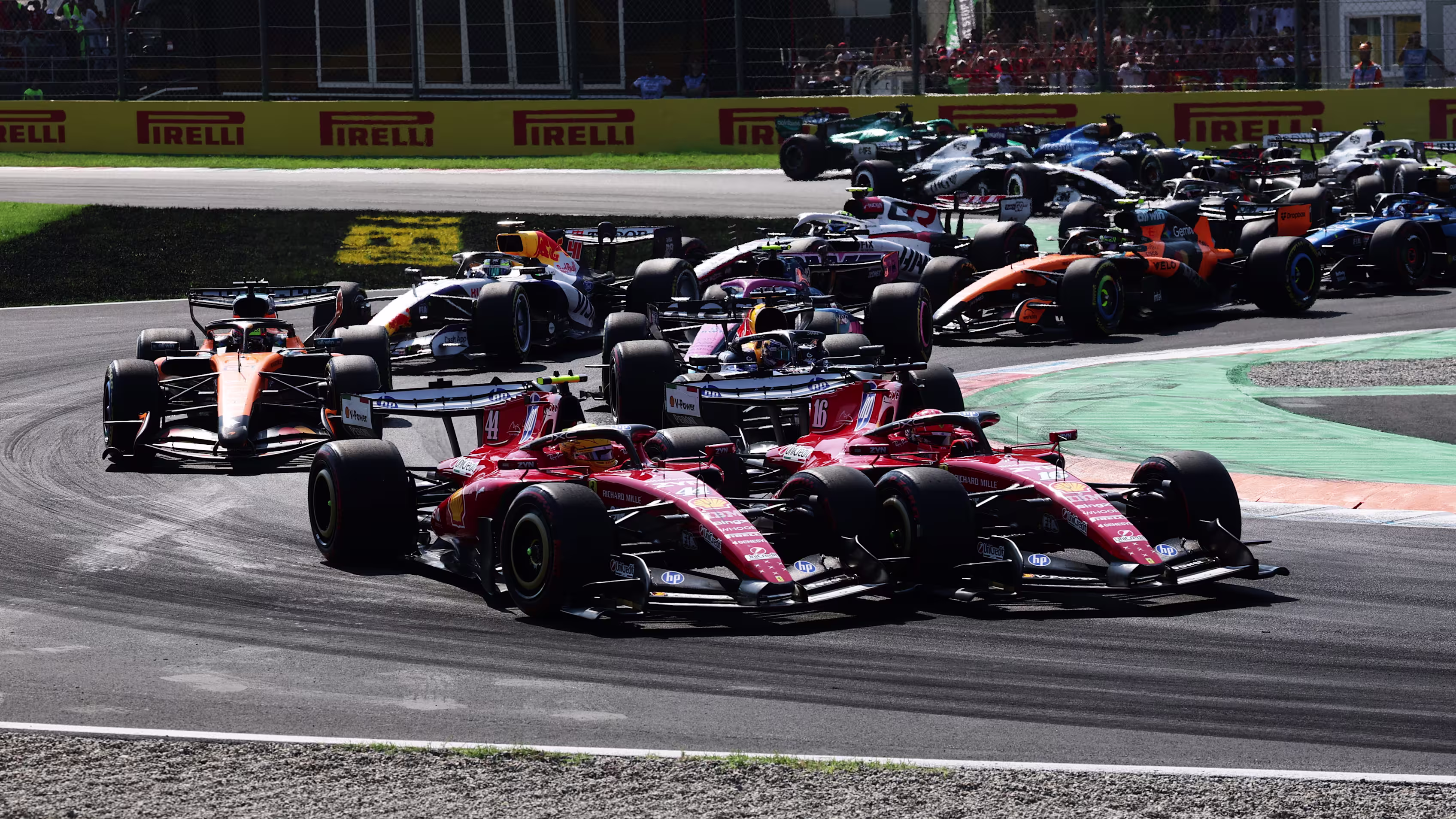After the Monza clash, Lewis Hamilton wants Ferrari to change their ways of managing drivers (Image via Formula 1 Corporation)