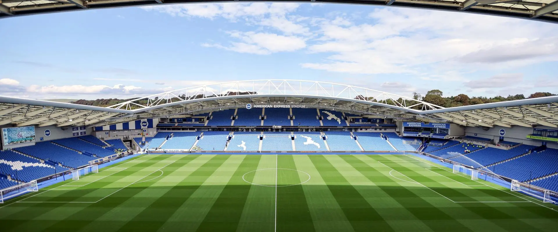 Can Arsenal continue their perfect league start? (Image via Brighton)