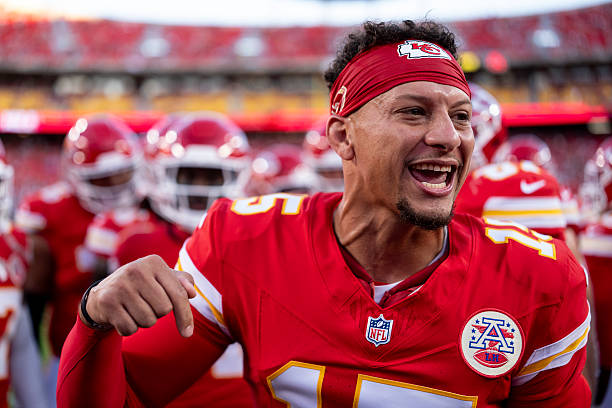 Patrick Mahomes #15 of the Kansas City Chiefs