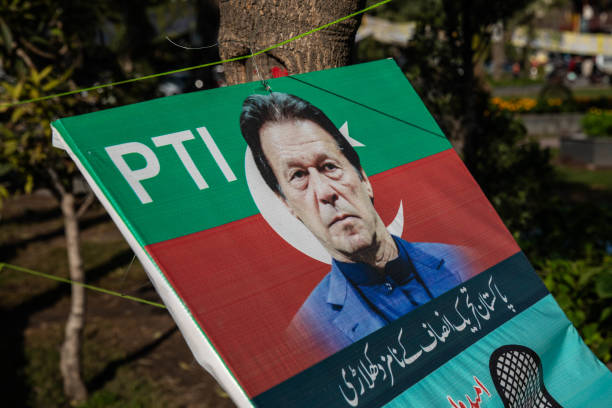 A campaign poster for Imran Khan