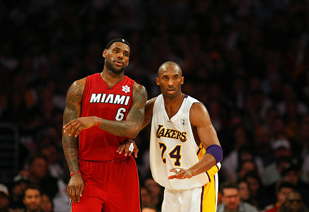 Lebron James and Kobe Bryant