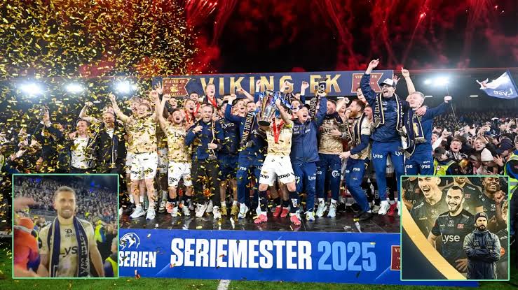 Viking FK celebrating their victory (Source: Viking FK)
