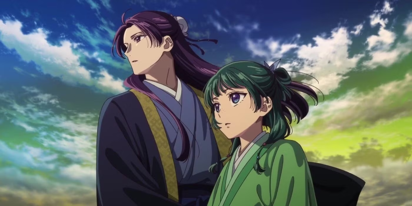 Maomao and Jinshi are back with another season of The Apothecary Diaries (Image via OLM Animation Studios)